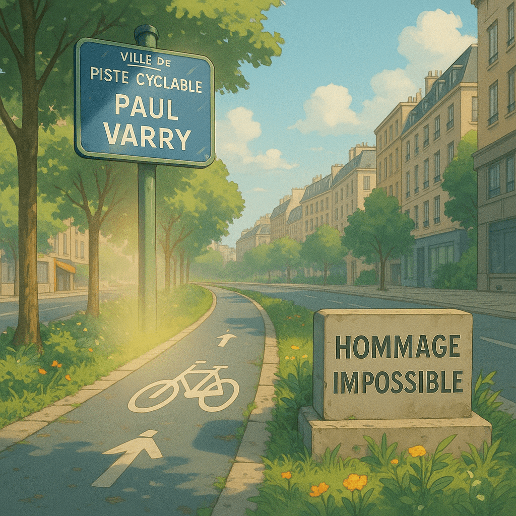 À Paris, une piste cyclable au nom de Paul Varry, à Boulogne-Billancourt… l’impossible hommage&nbsp;?