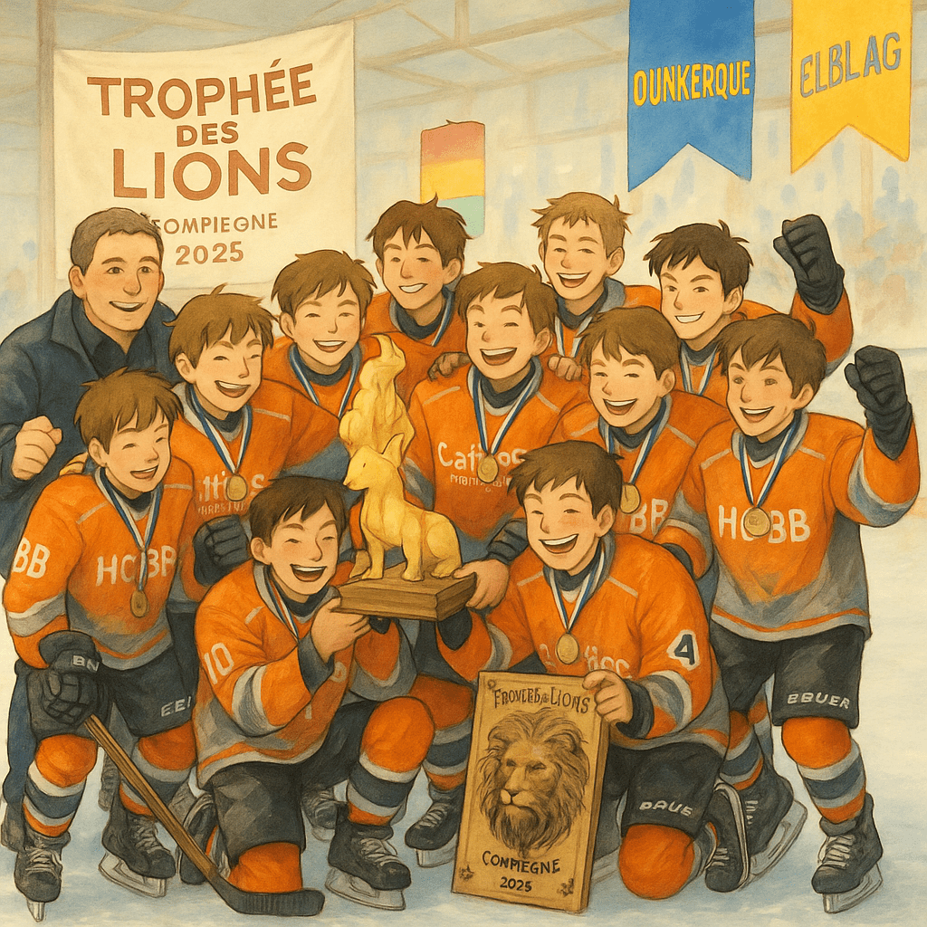 Retour sur le Trophée des Lions U13 de Compiègne : HCBB, la dynastie se&nbsp;poursuit