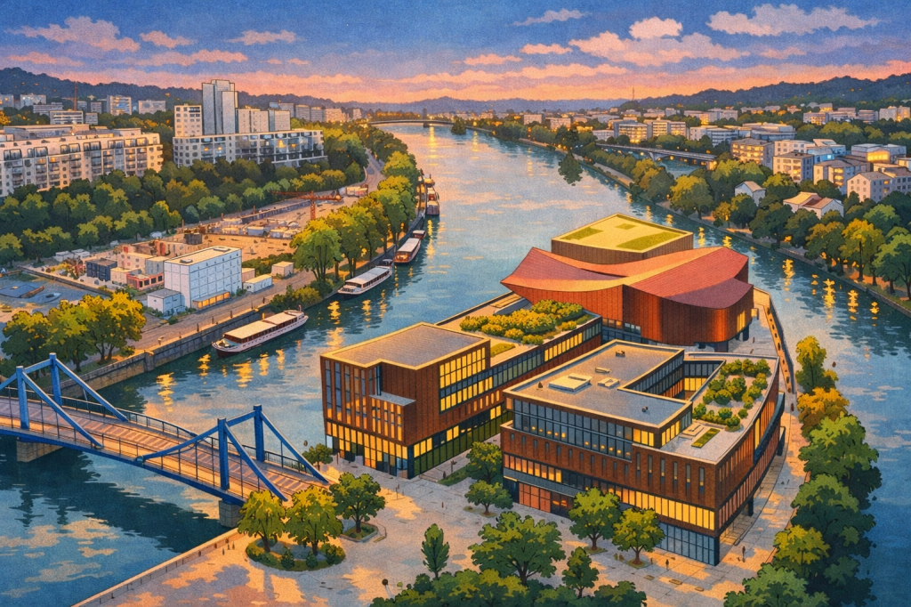 L&rsquo;Île Seguin se réinvente — Retour sur l&rsquo;ouverture du parc Gauthier-Mougin et la Pointe des&nbsp;Arts